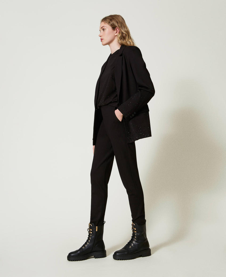 Twin Set Pantaloni a sigaretta con elastico I Più Venduti