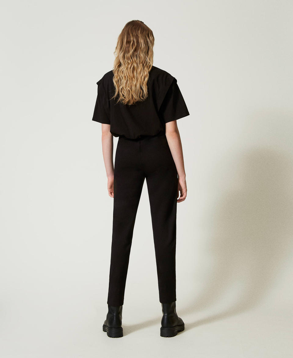 Twin Set Pantaloni a sigaretta con elastico I Più Venduti