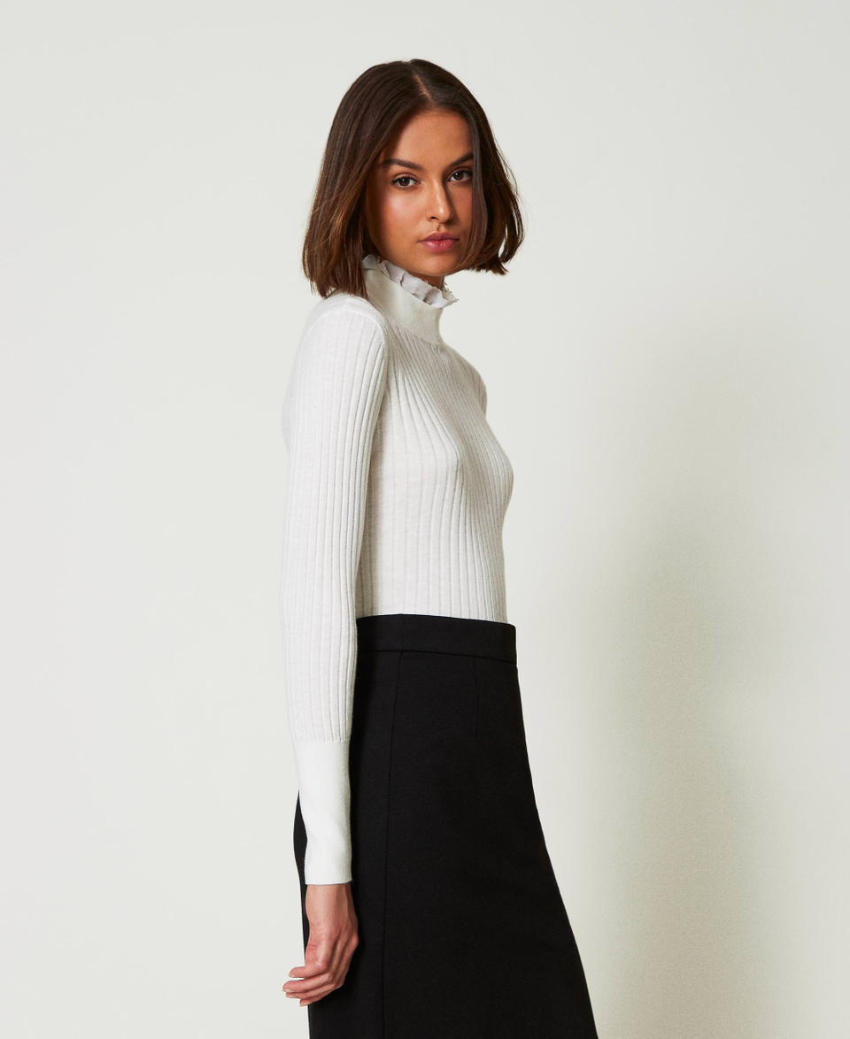 Twin Set Maglia lupetto con perline Italy