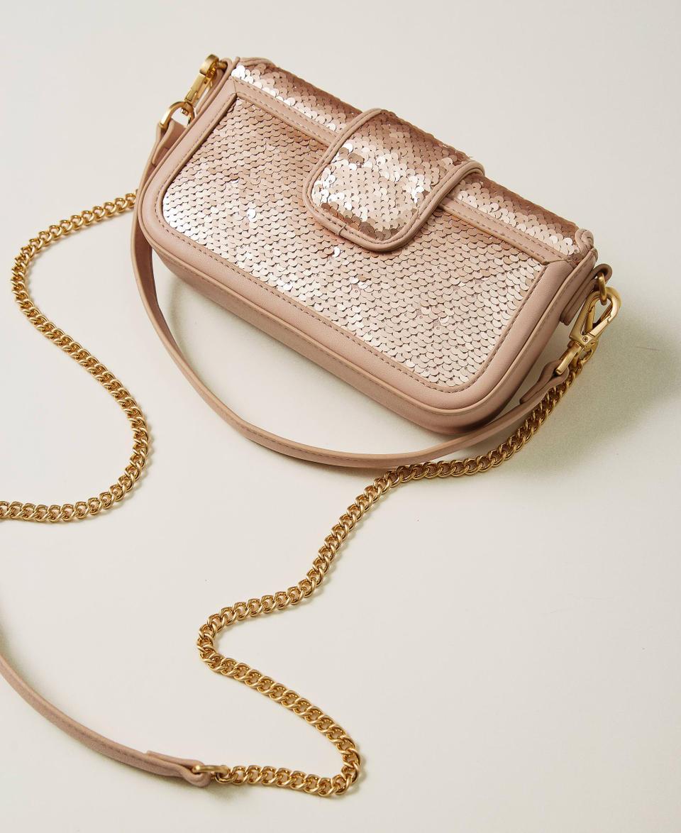 Twin Set Borsa a tracolla 'Amie' con paillettes Sconto