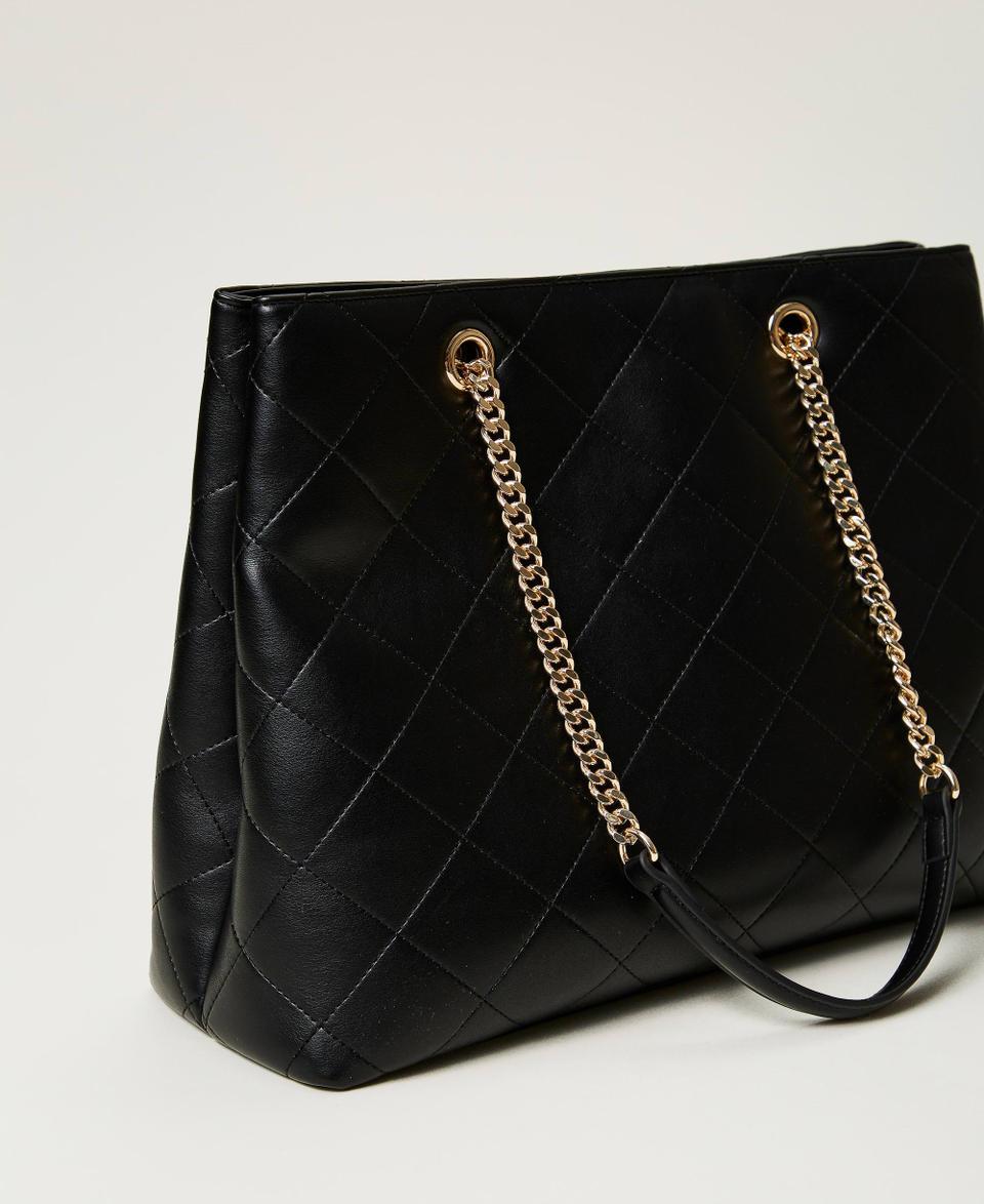 Twin Set Borsa shopper con chiusura Oval T Negozio