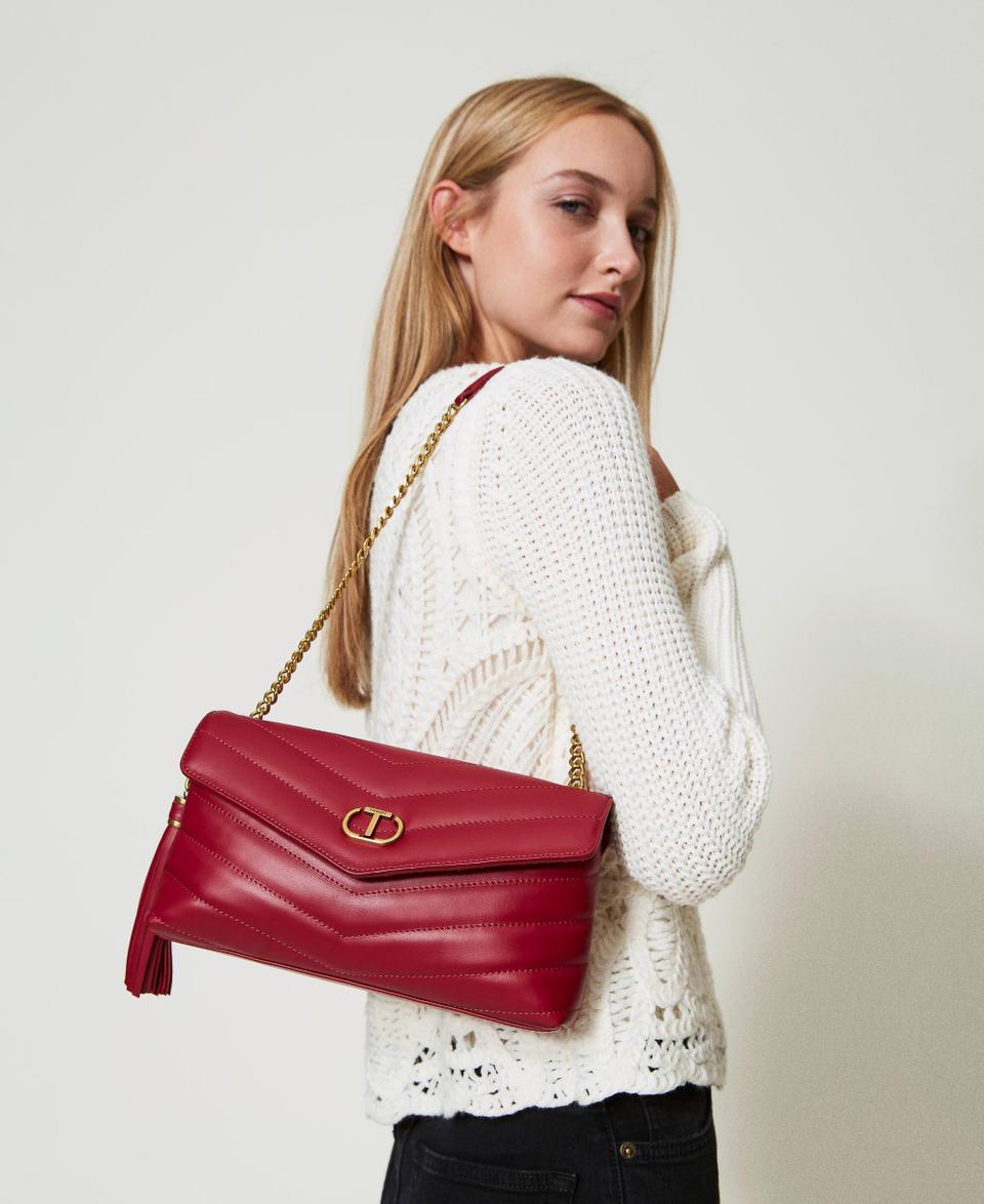 Twin Set Borsa a tracolla 'Dreamy' media in pelle In Saldo