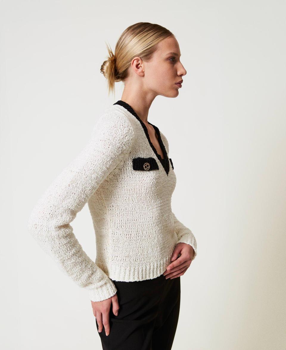 Twin Set Maglia con bottoni Oval T Qualità Garantita
