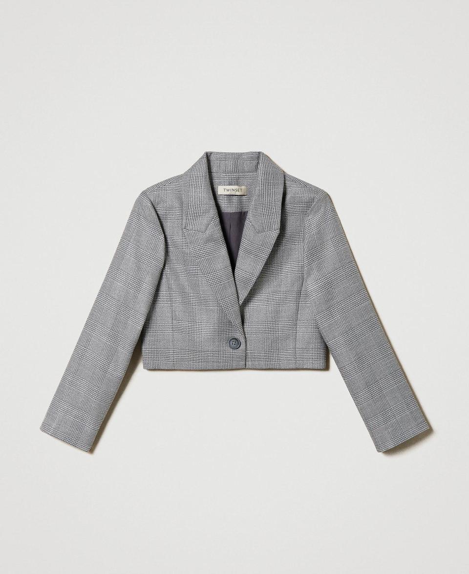 Twin Set Giacca spencer in principe di Galles Presa