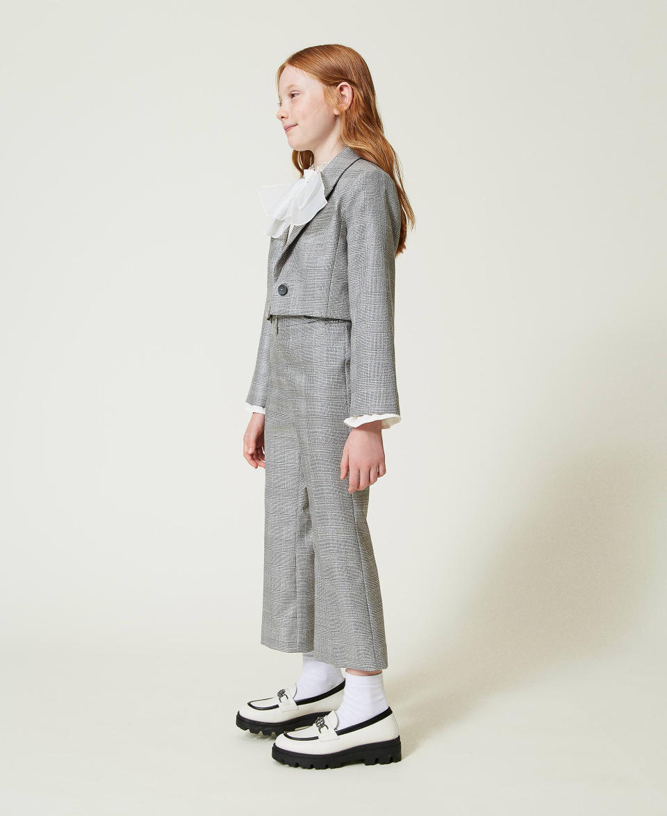 Twin Set Pantaloni flare in principe di Galles Sconto