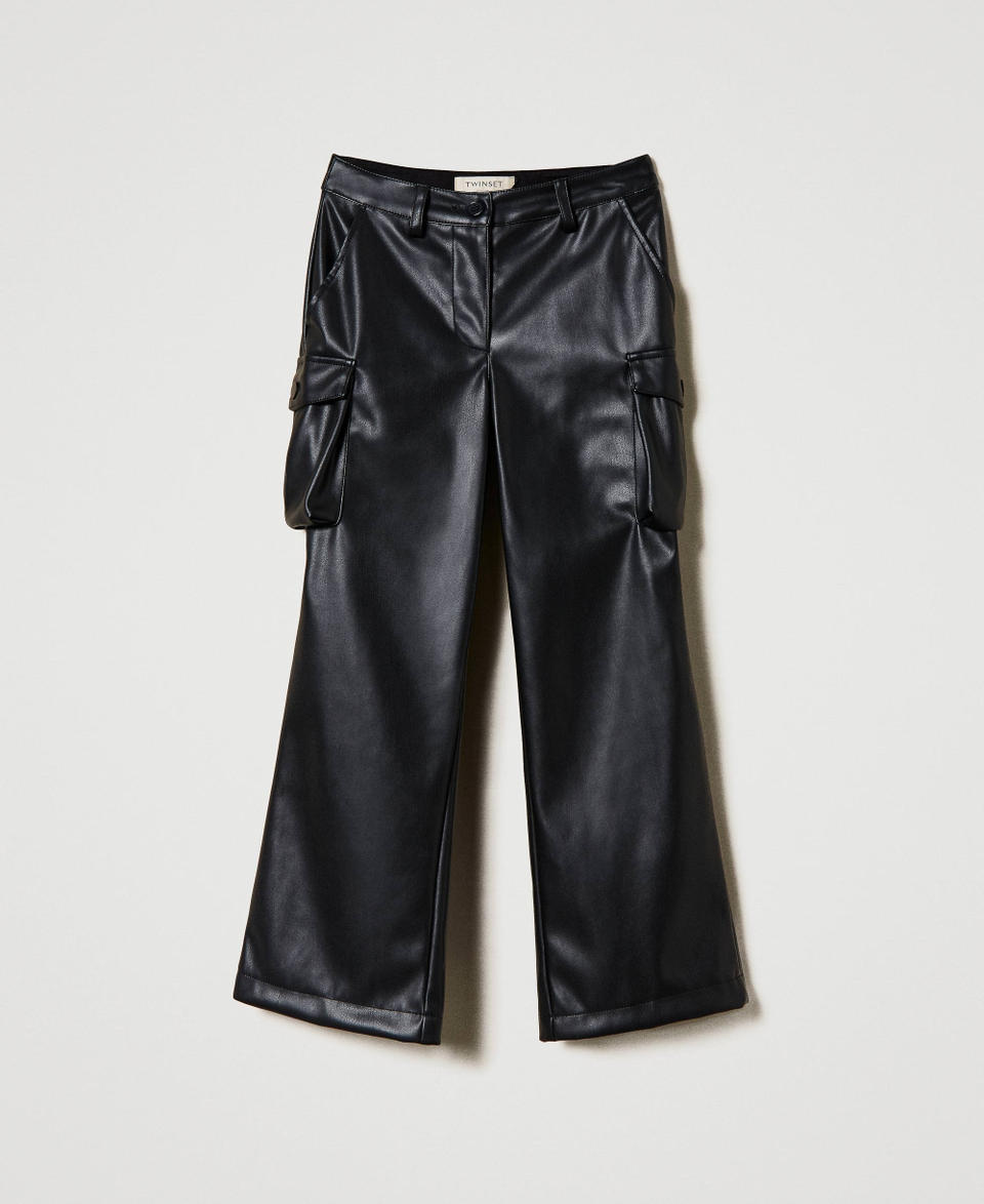 Twin Set Pantaloni cargo con tasche utility Vendite Flash