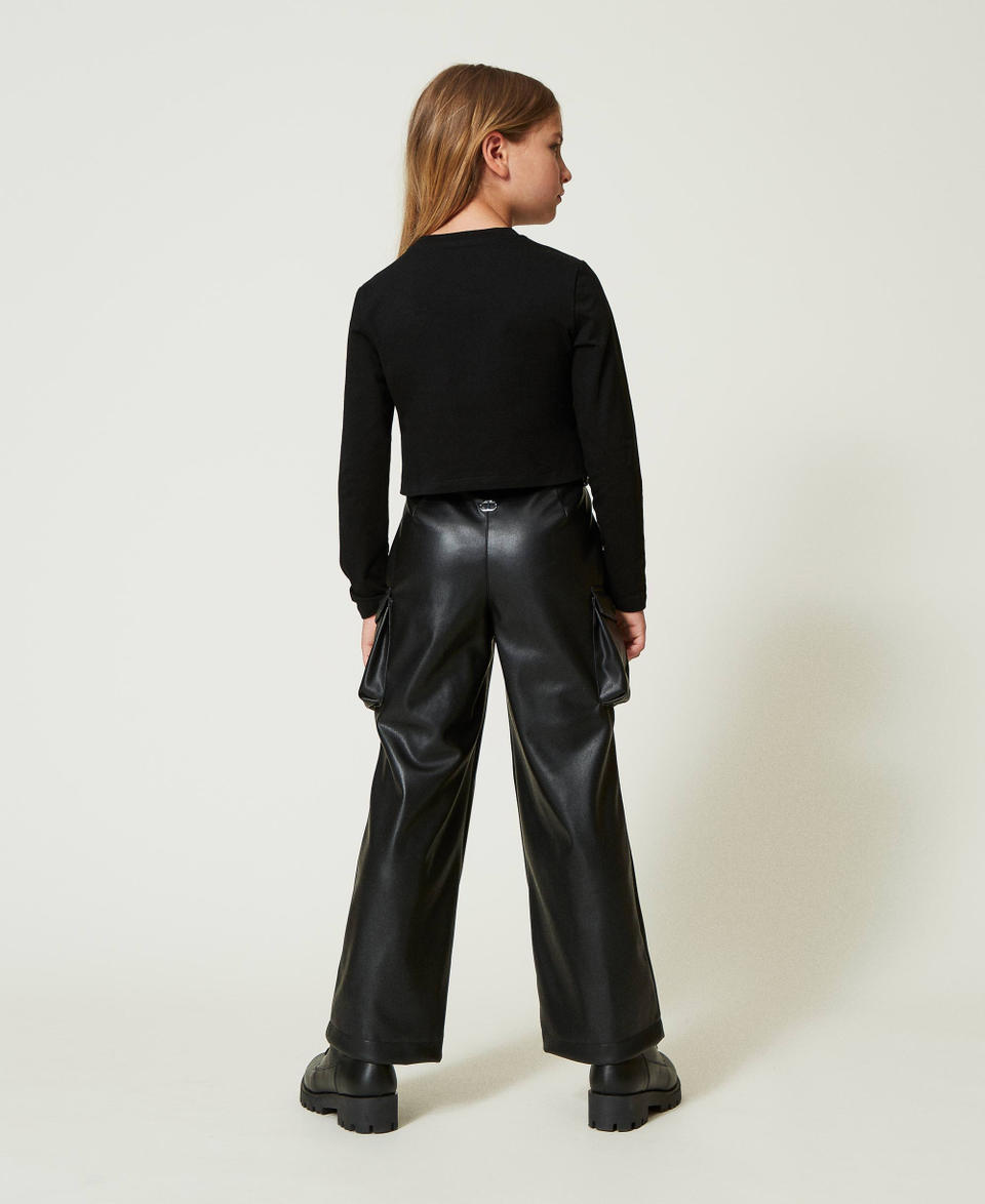 Twin Set Pantaloni cargo con tasche utility Vendite Flash