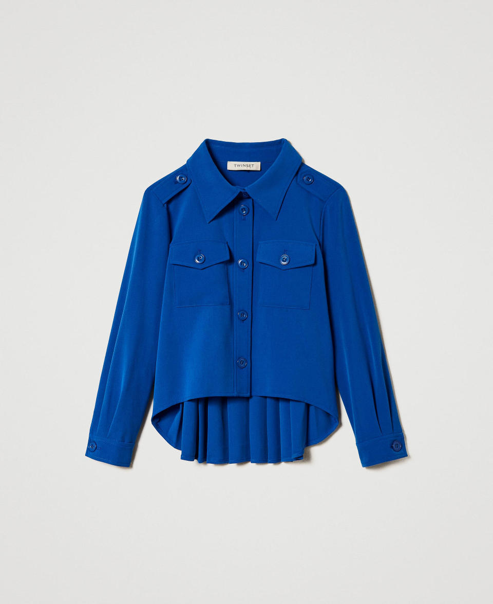 Twin Set Giacca overshirt in flanella Negozio