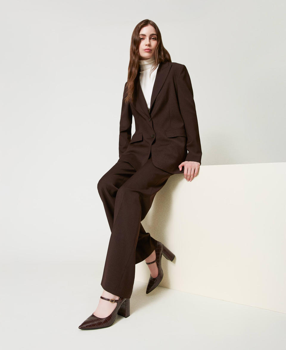 Twin Set Décolleté con stampa cocco Nuova