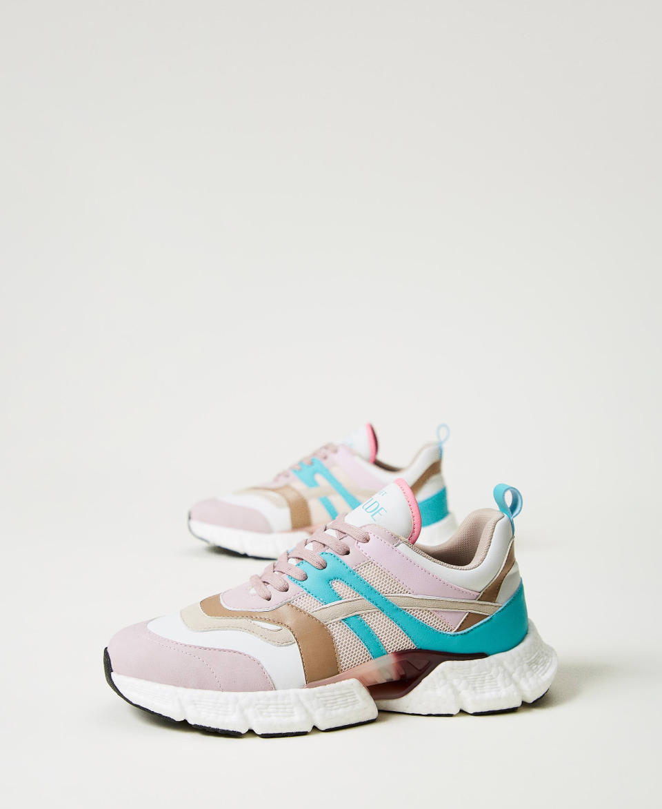 Twin Set Sneakers running color block Italy