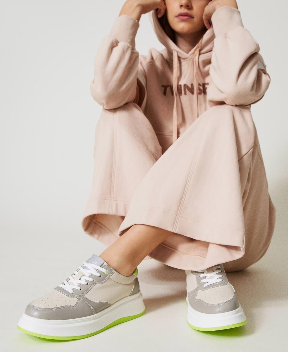 Twin Set Sneakers color block Moda