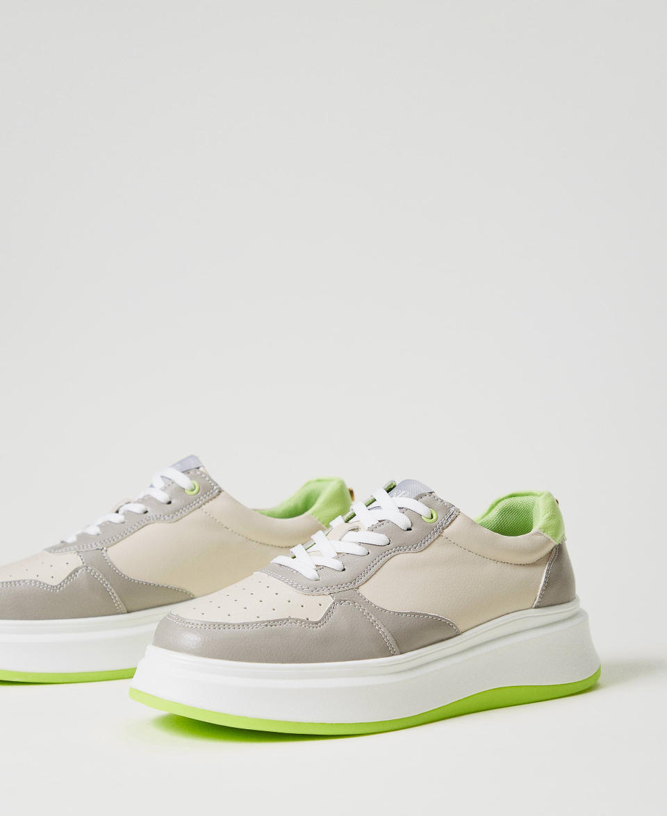 Twin Set Sneakers color block Moda