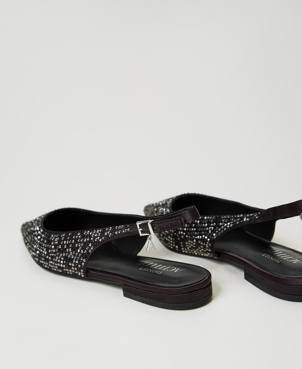 Twin Set Ballerine sling back con strass Promozione Limitata