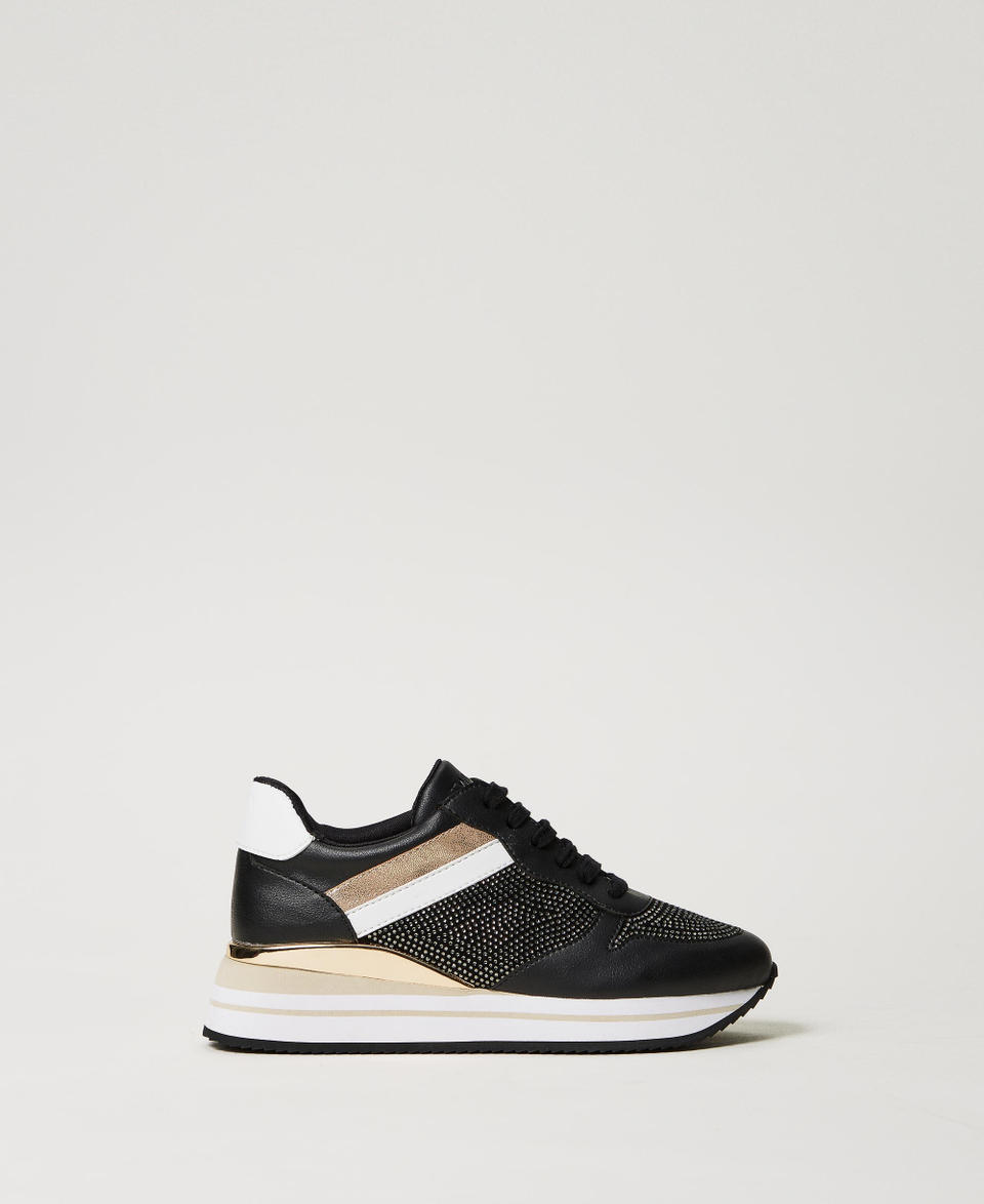 Twin Set Sneakers running con strass Sconto