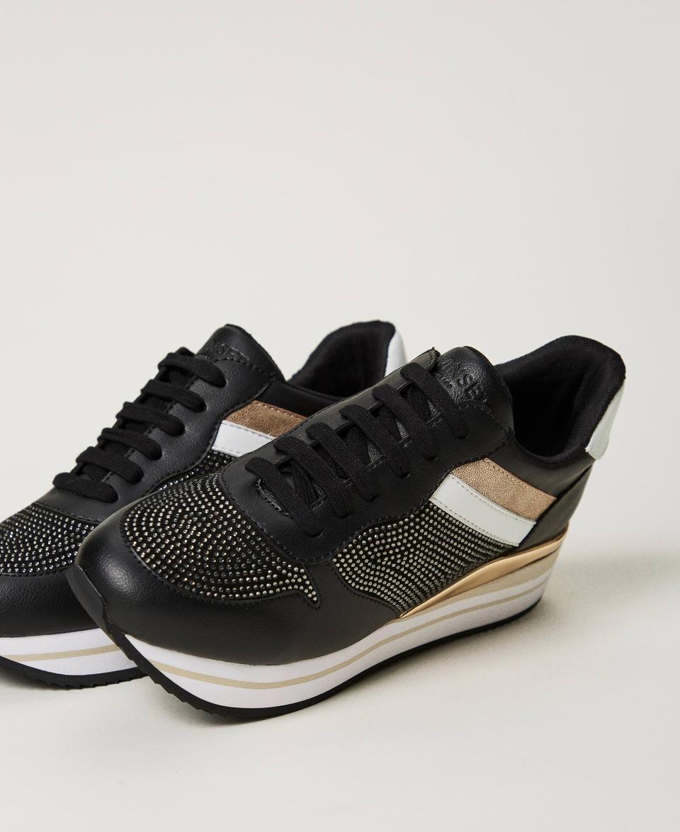 Twin Set Sneakers running con strass Sconto
