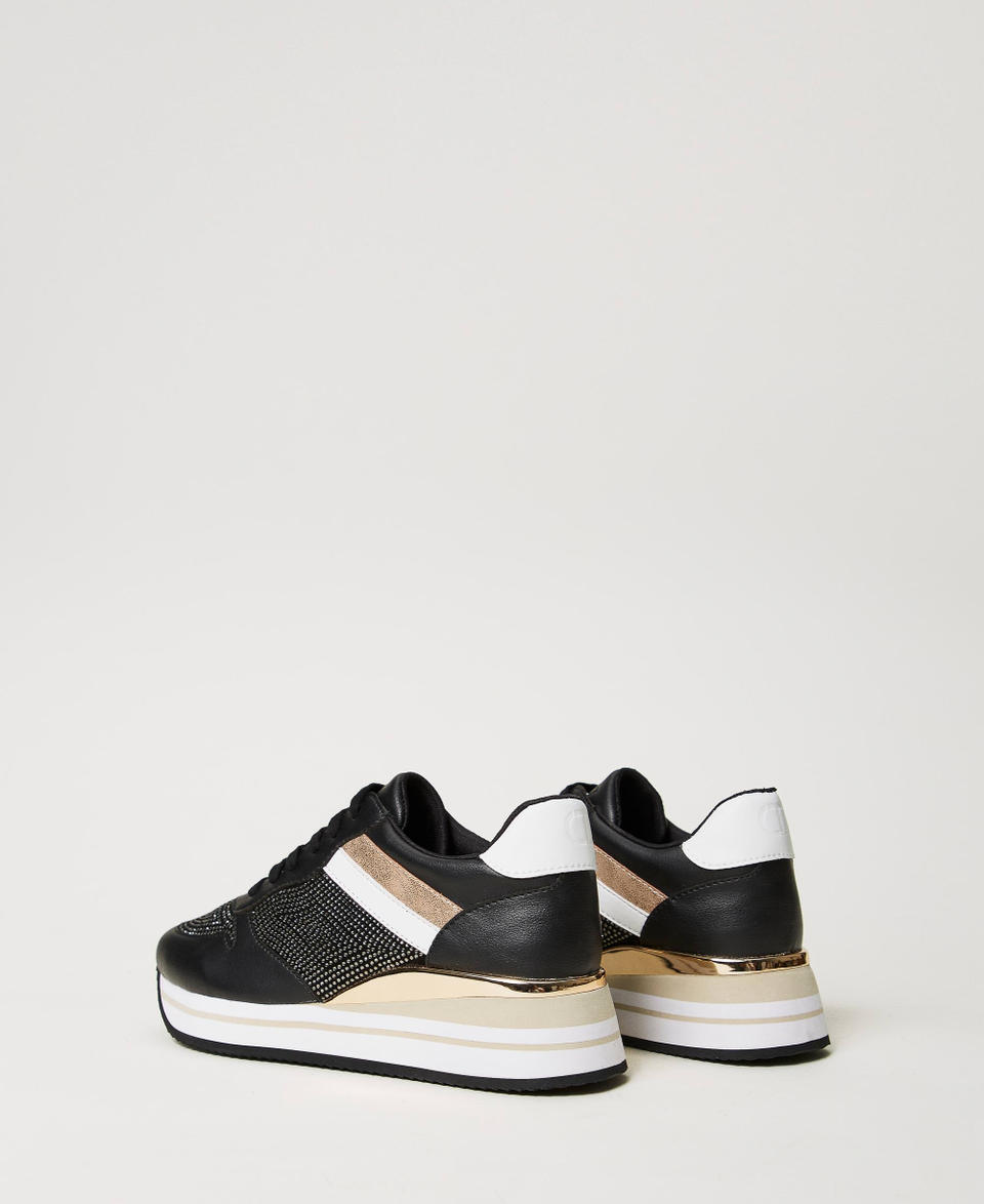 Twin Set Sneakers running con strass Sconto