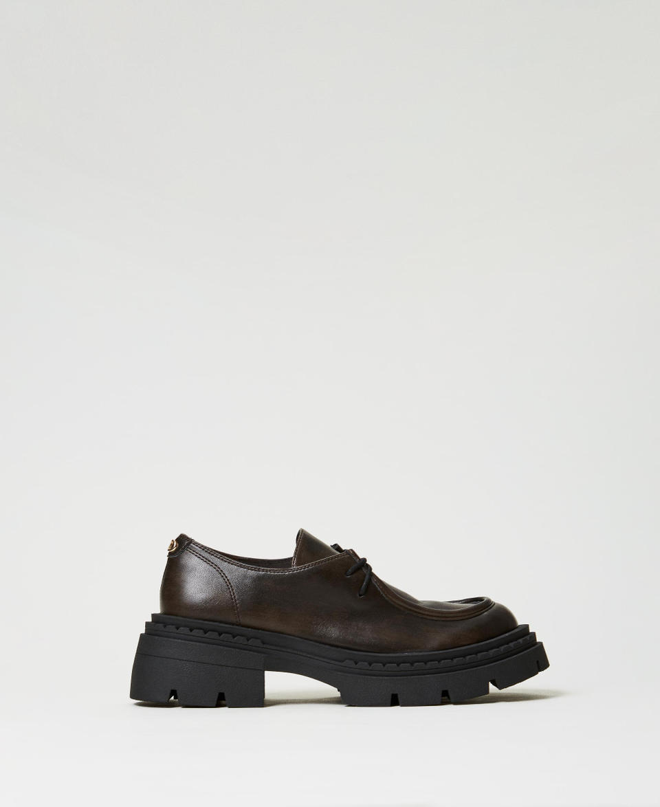 Twin Set Scarpe stringate con Oval T Vendita Economica