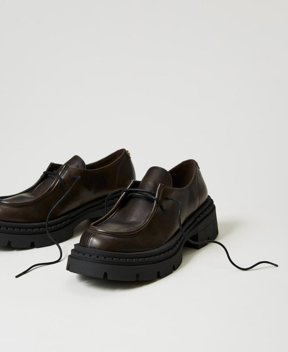 Twin Set Scarpe stringate con Oval T Vendita Economica