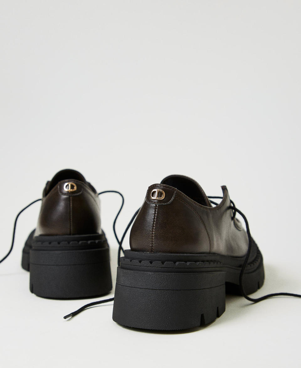 Twin Set Scarpe stringate con Oval T Vendita Economica