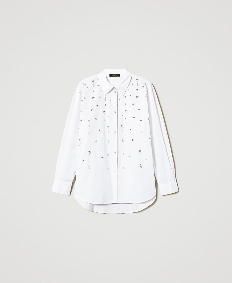 Twin Set Camicia con ricami a mano Qualità
