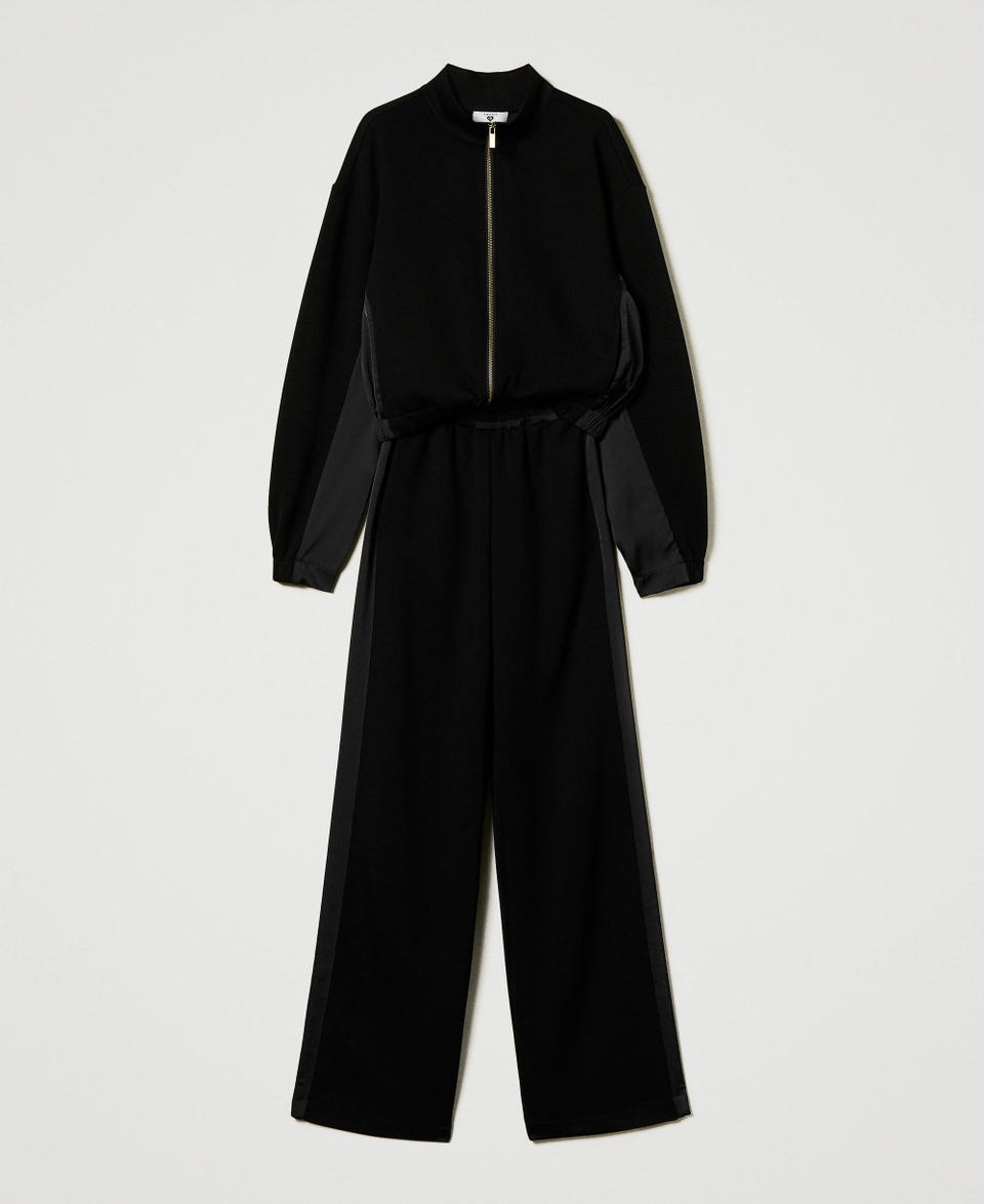Twin Set Felpa con zip e pantaloni a palazzo Vendita Calda