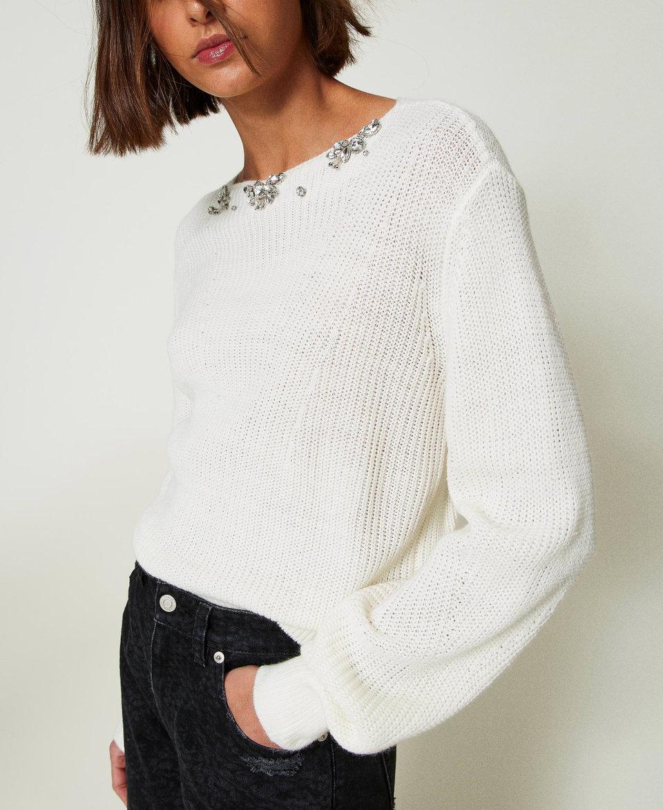 Twin Set Maglia con ricami fatti a mano Black Friday Prezzi