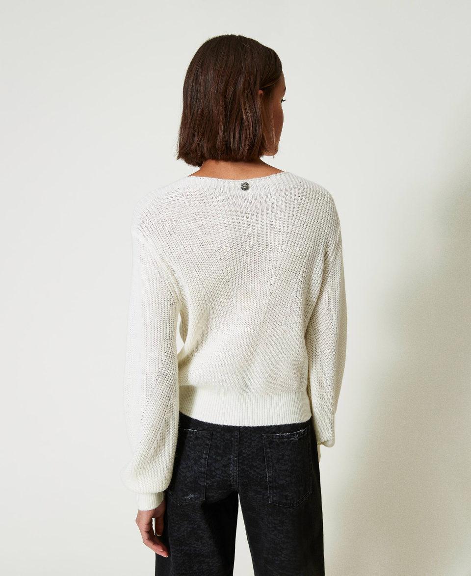 Twin Set Maglia con ricami fatti a mano Black Friday Prezzi