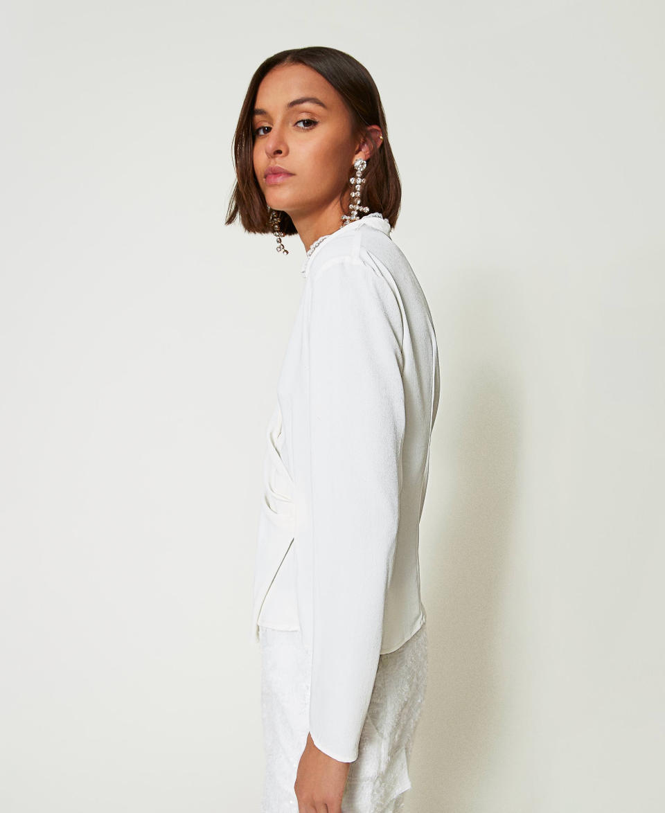 Twin Set Blusa in crêpe de Chine riciclato Negozio