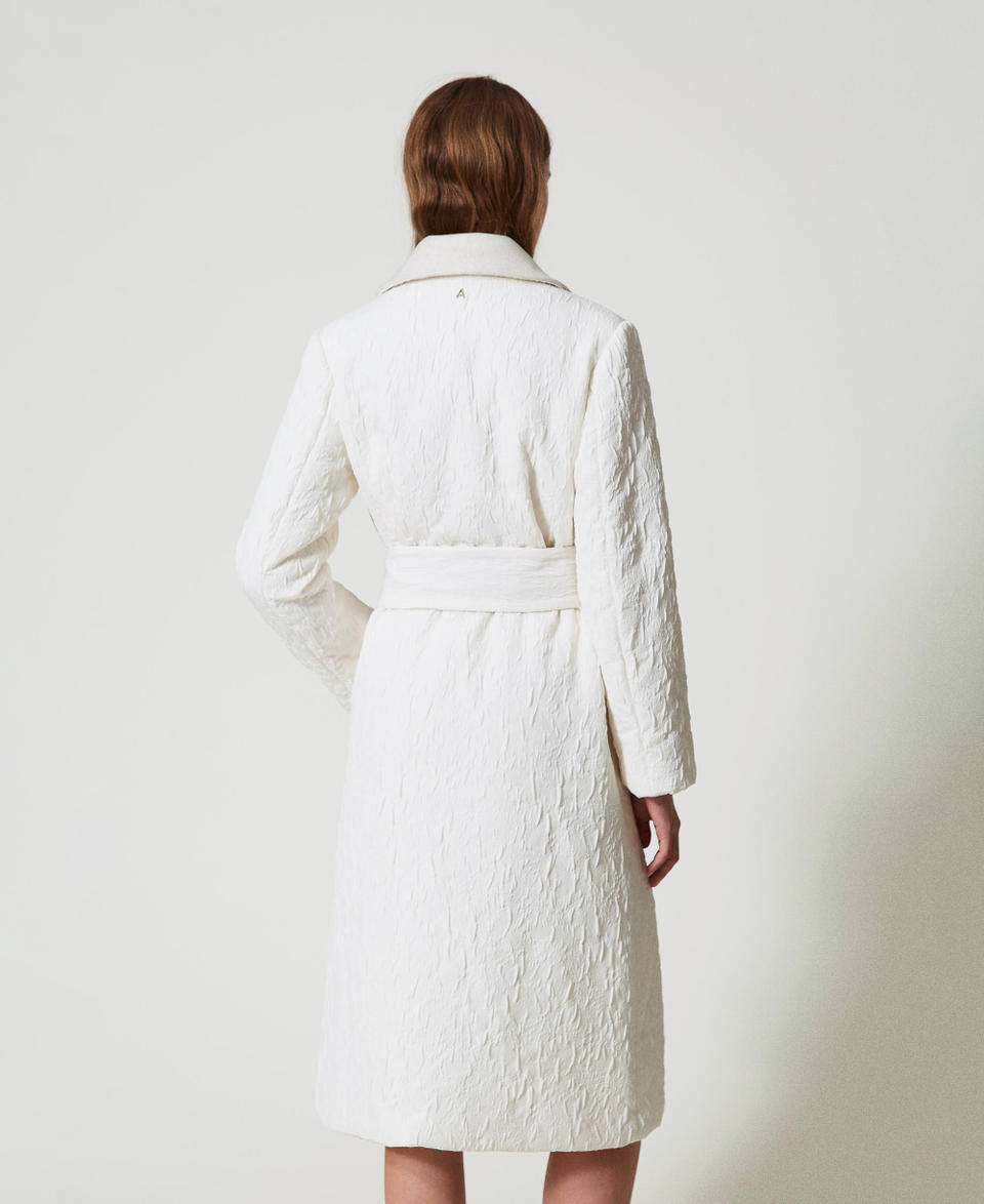 Twin Set Cappotto doppiopetto goffrato In Saldo
