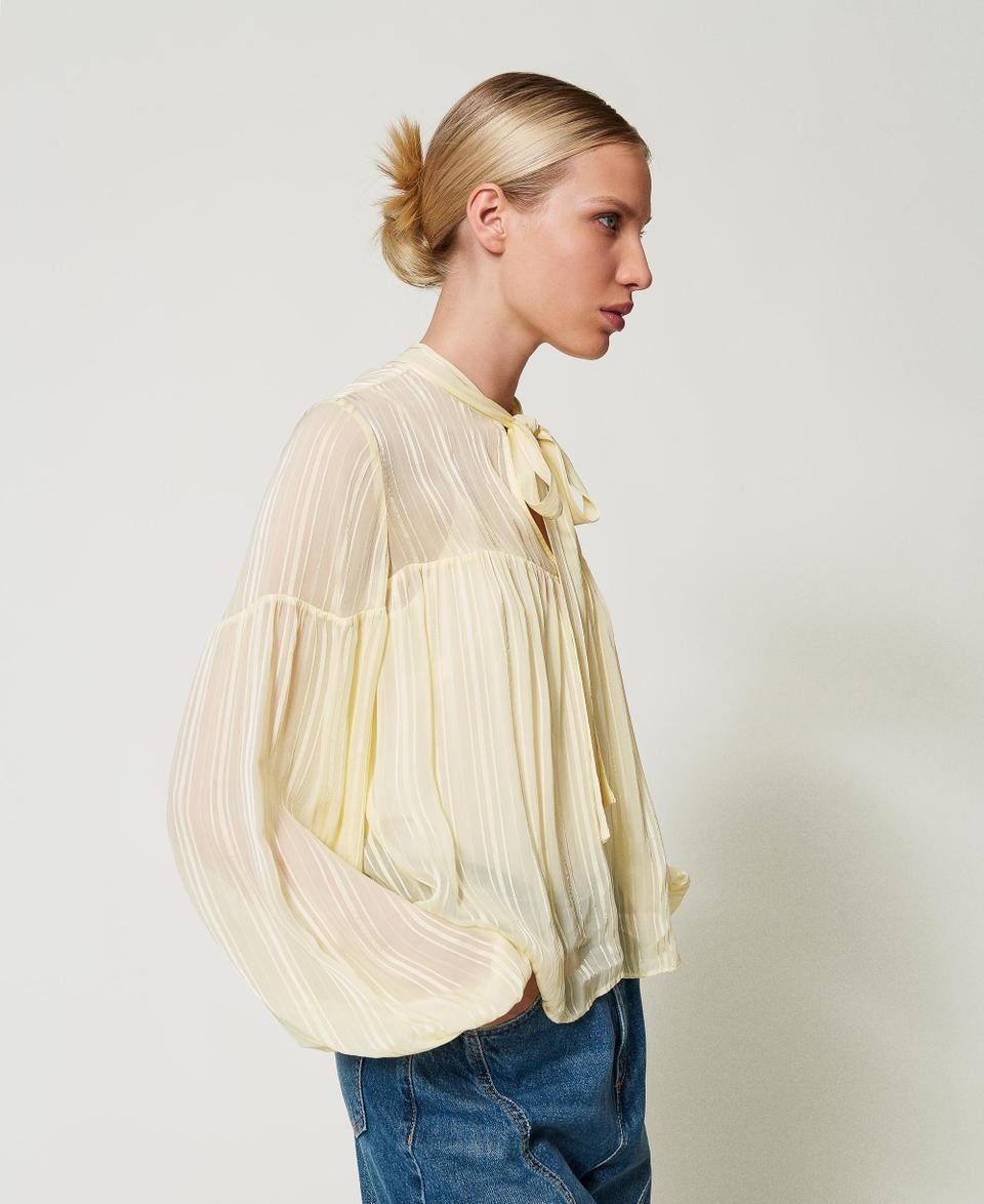 Twin Set Blusa jacquard a righe Presa