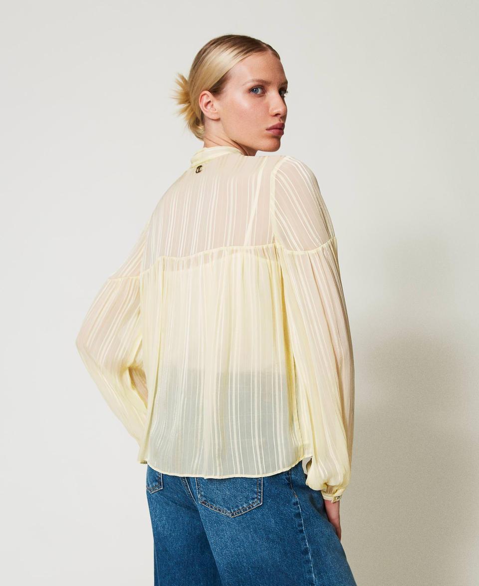 Twin Set Blusa jacquard a righe Presa