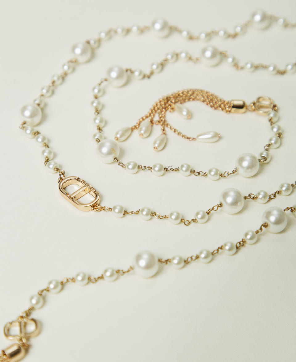 Twin Set Collana regolabile con nappe pendenti Offerta