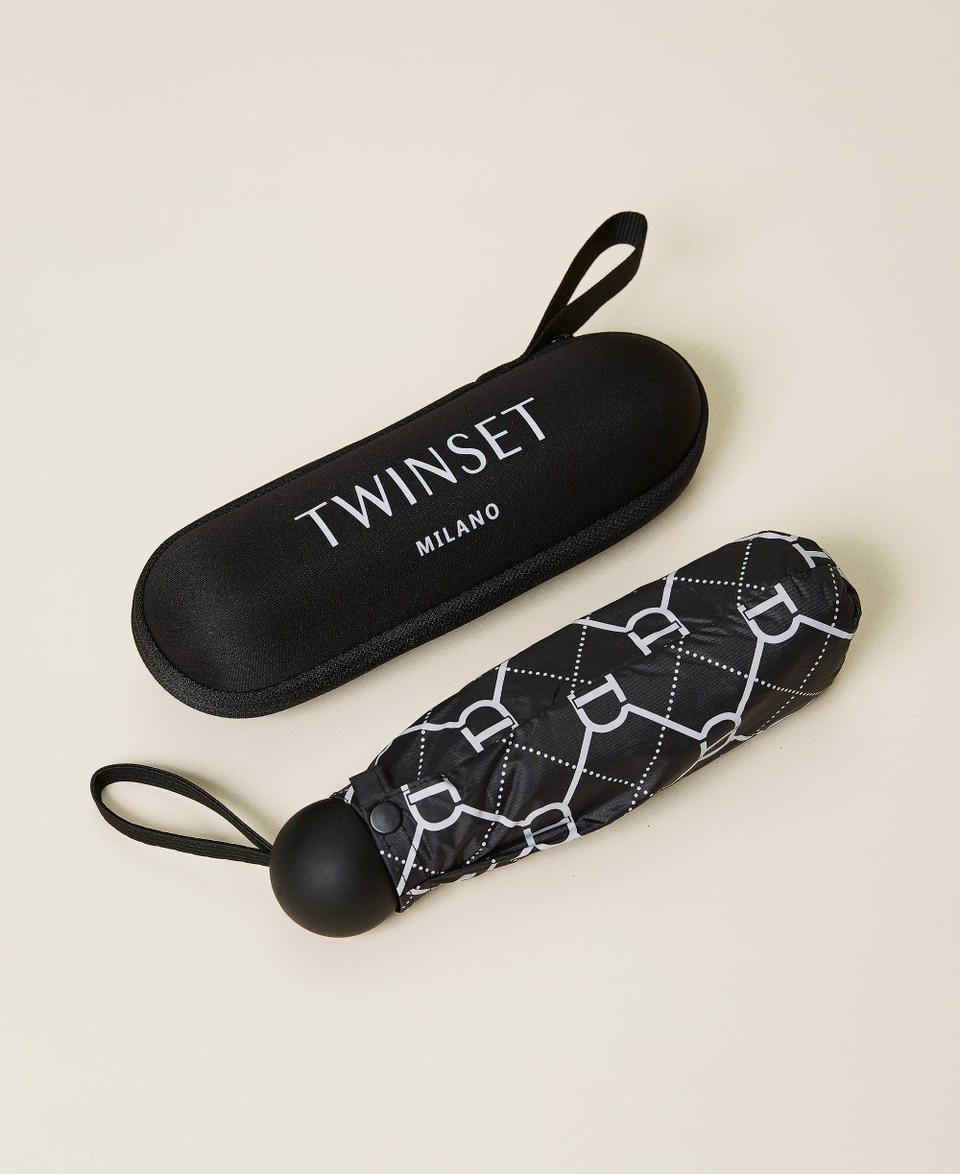 Twin Set Ombrello stampato con logo Vendita Calda
