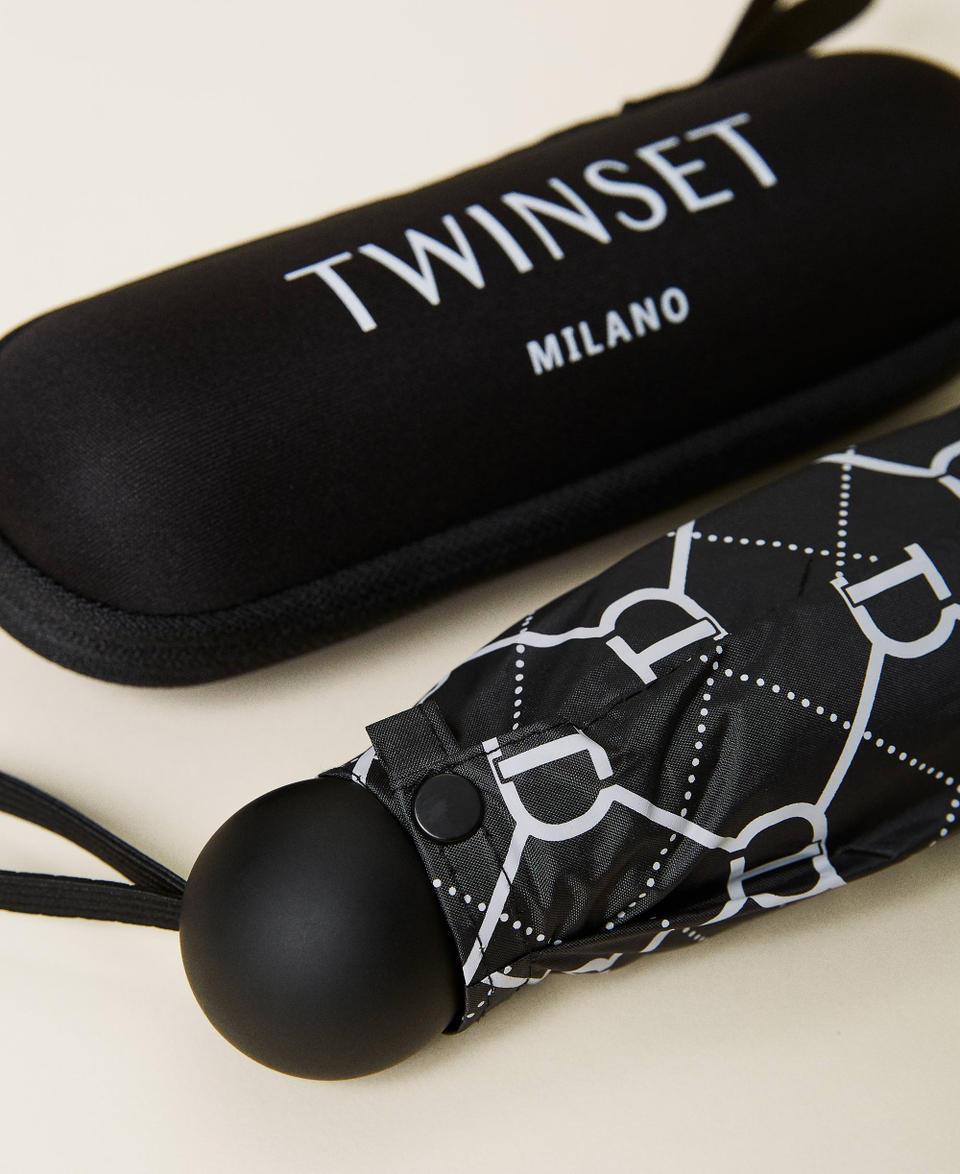 Twin Set Ombrello stampato con logo Vendita Calda