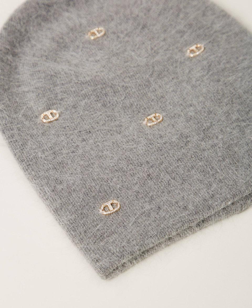 Twin Set Cuffia in maglia con Oval T Italy