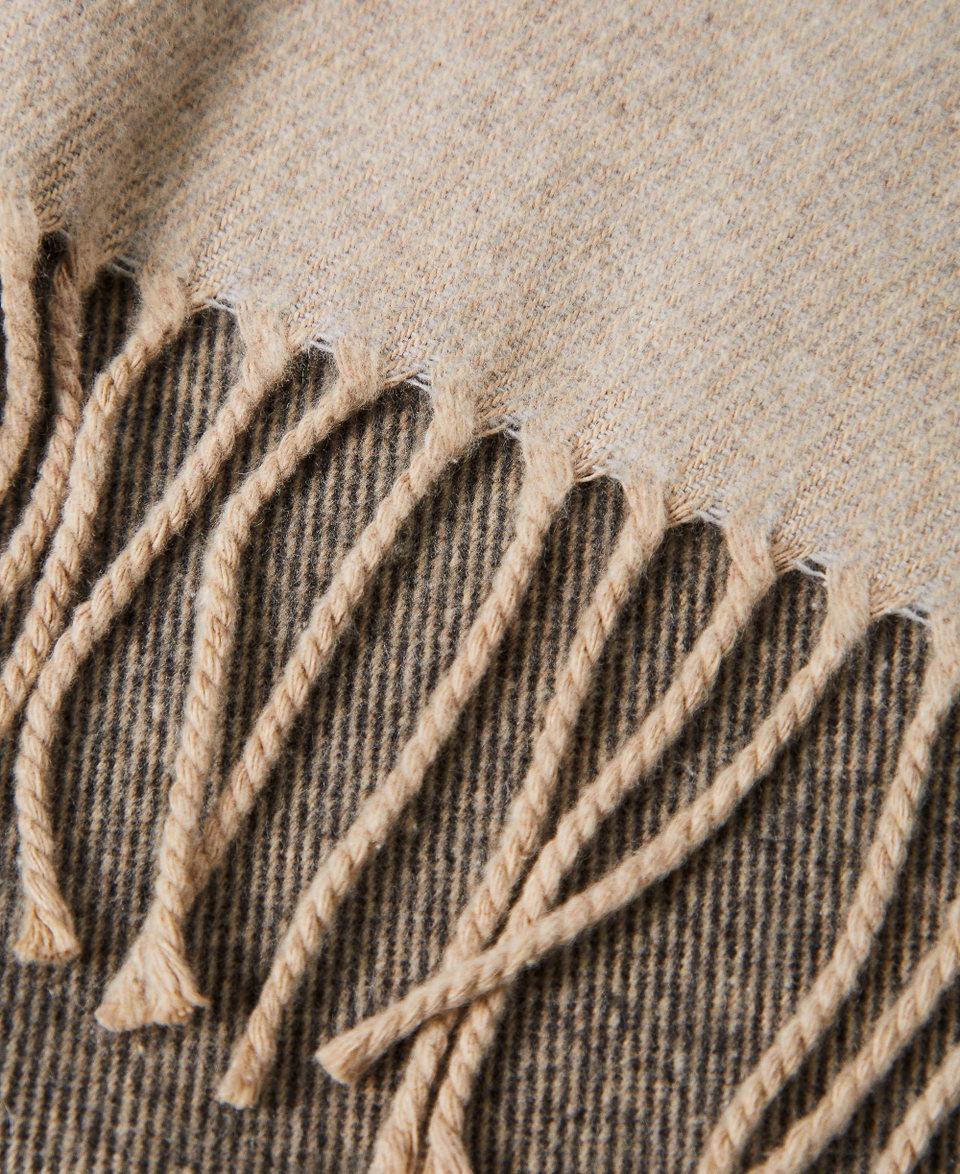Twin Set Stola in panno con frange Vendita