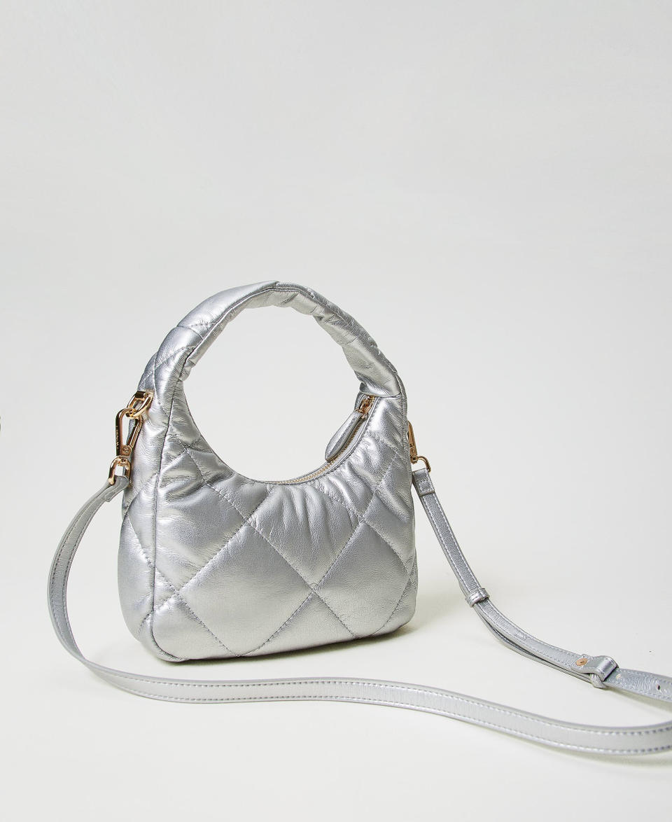 Twin Set Borsa hobo piccola quilted imbottita Sottocosto