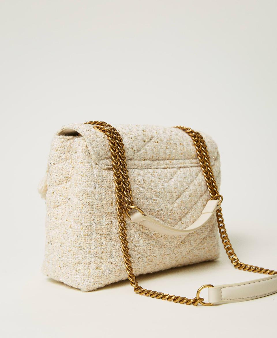 Twin Set Borsa a tracolla 'Dreamy' media in tweed Convenienza
