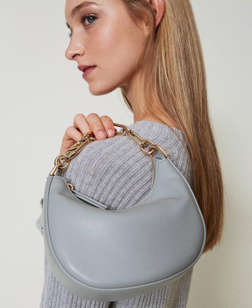 Twin Set Borsa ‘Mini Croissant’ con chiusura Oval T Presa