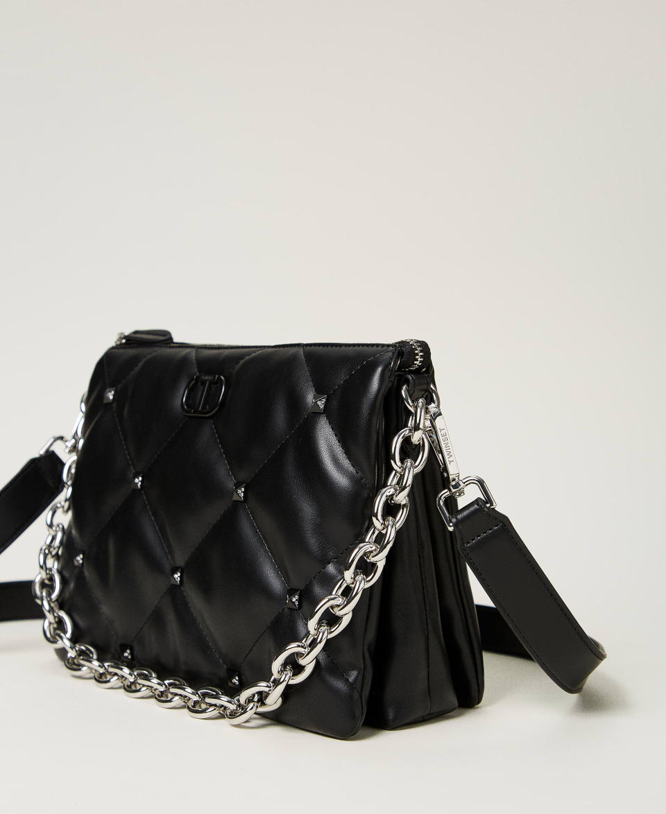 Twin Set Borsa a tracolla 'Via Manzoni' con borchie Sconto