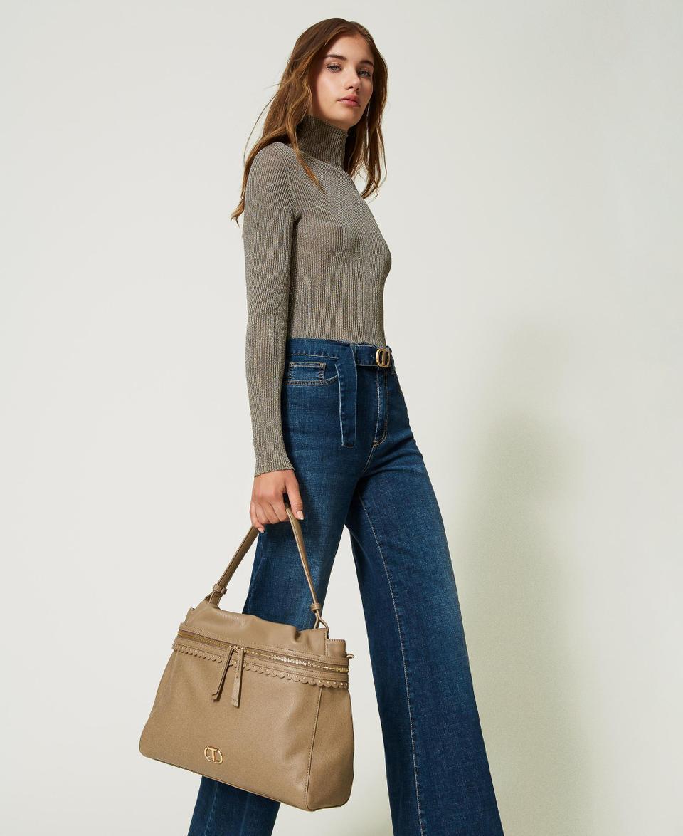 Twin Set Borsa top handle ‘Cécile’ grande Economico
