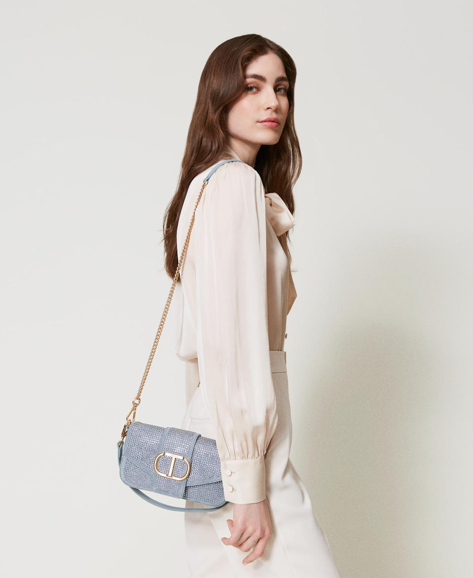 Twin Set Borsa a tracolla 'Amie' piccola con strass Hotsell