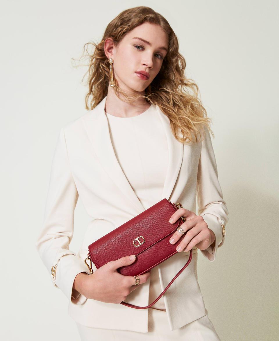 Twin Set Mini borsa a spalla con Oval T Vendita Economica
