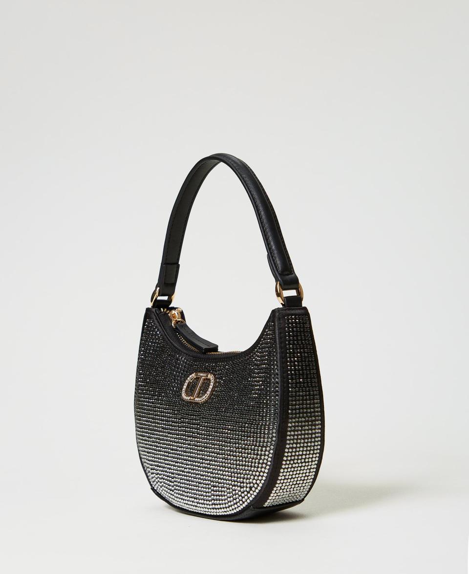 Twin Set Borsa hobo ‘Moon’ con strass Vendite Flash