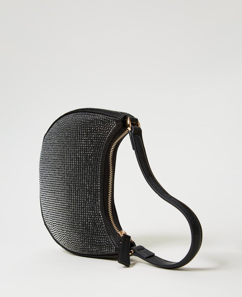 Twin Set Borsa hobo ‘Moon’ con strass Vendite Flash
