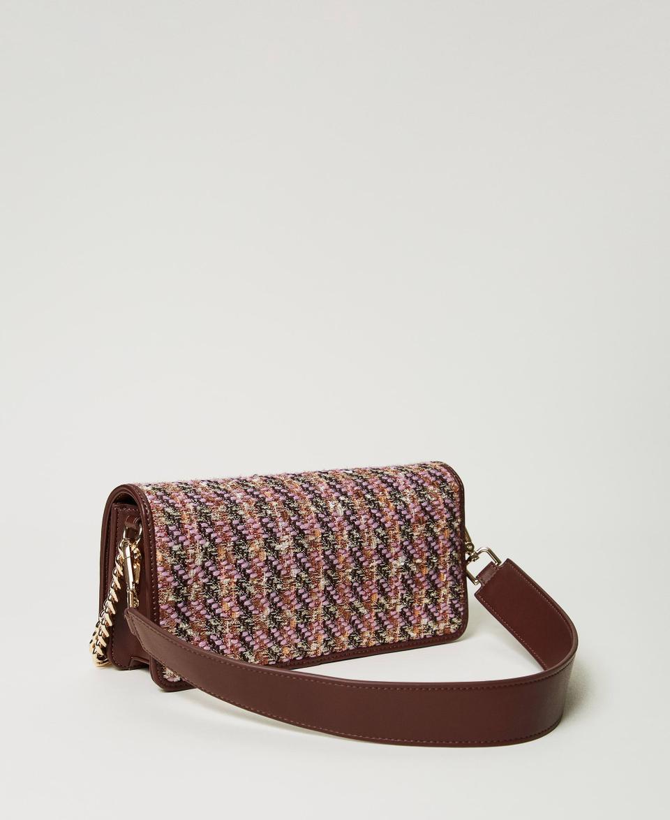 Twin Set Borsa a tracolla con bouclé multicolor Negozio