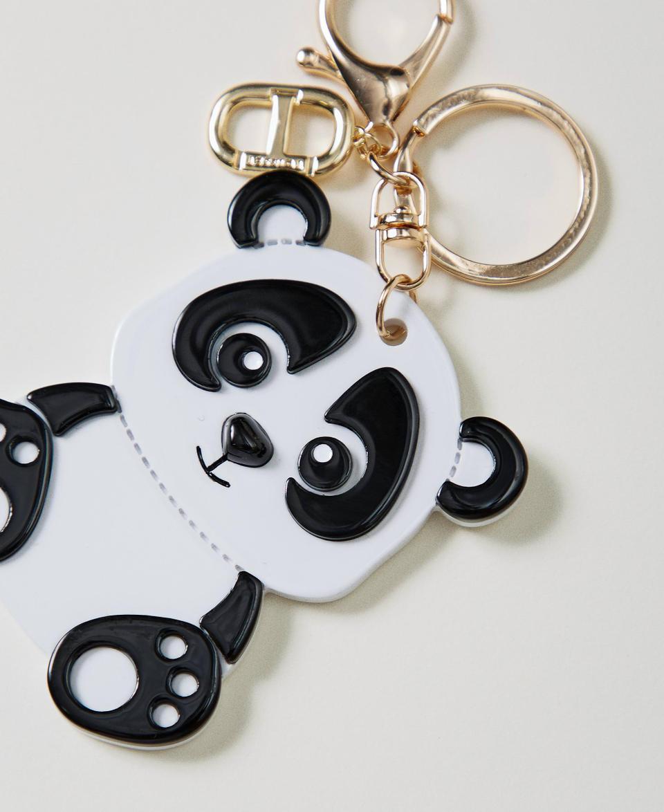 Twin Set Portachiavi panda con Oval T 2025