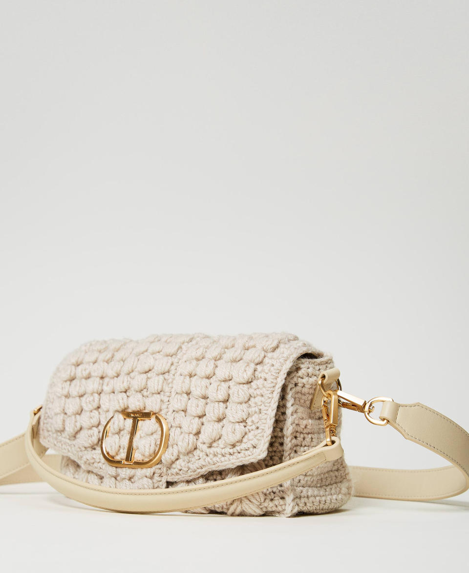 Twin Set Borsa a tracolla 'Amie' media in tricot Soddisfazione Garantita