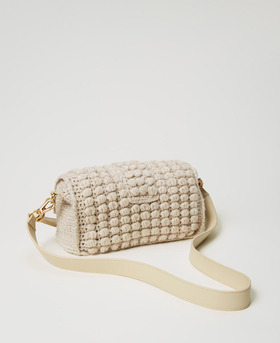 Twin Set Borsa a tracolla 'Amie' media in tricot Soddisfazione Garantita