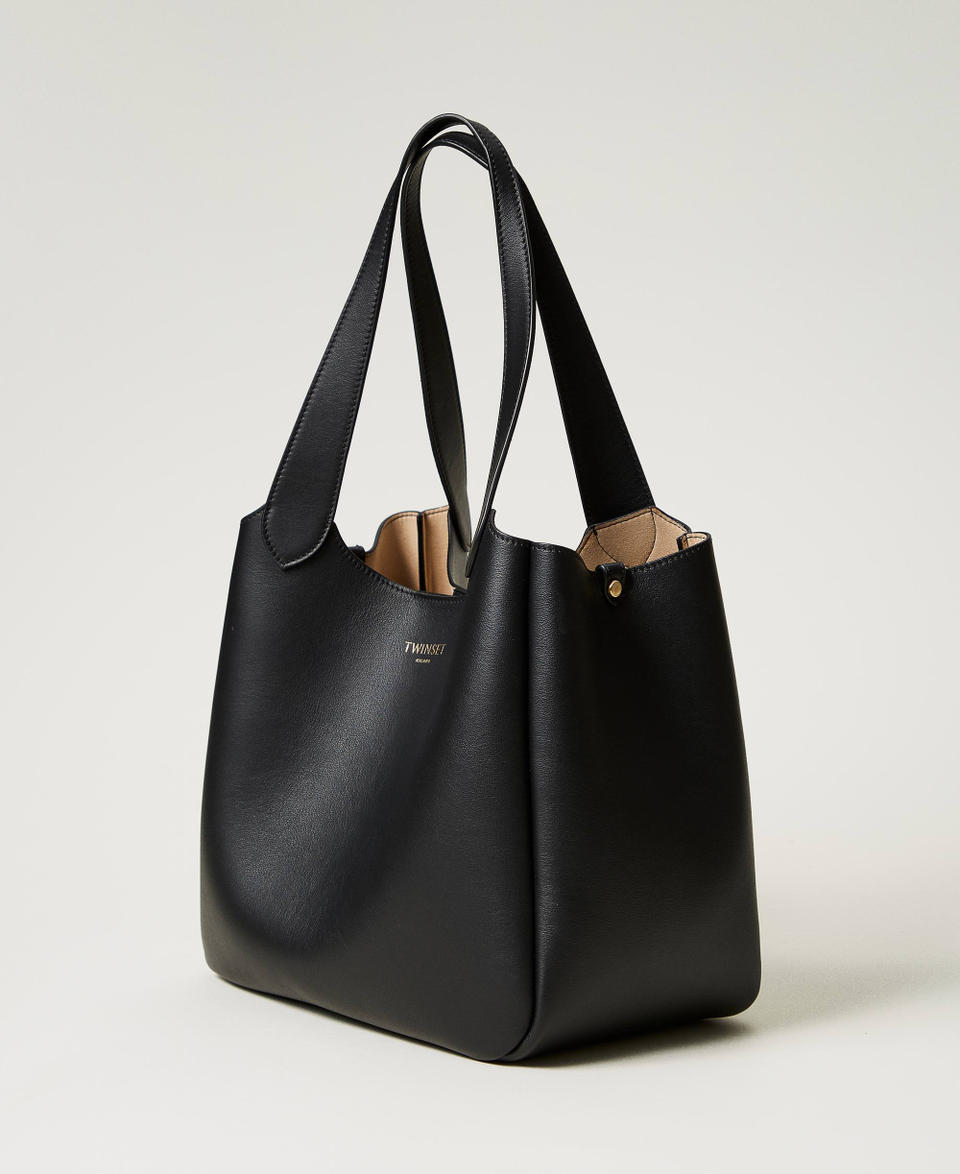 Twin Set Borsa shopper ‘Forever’ in pelle Officina